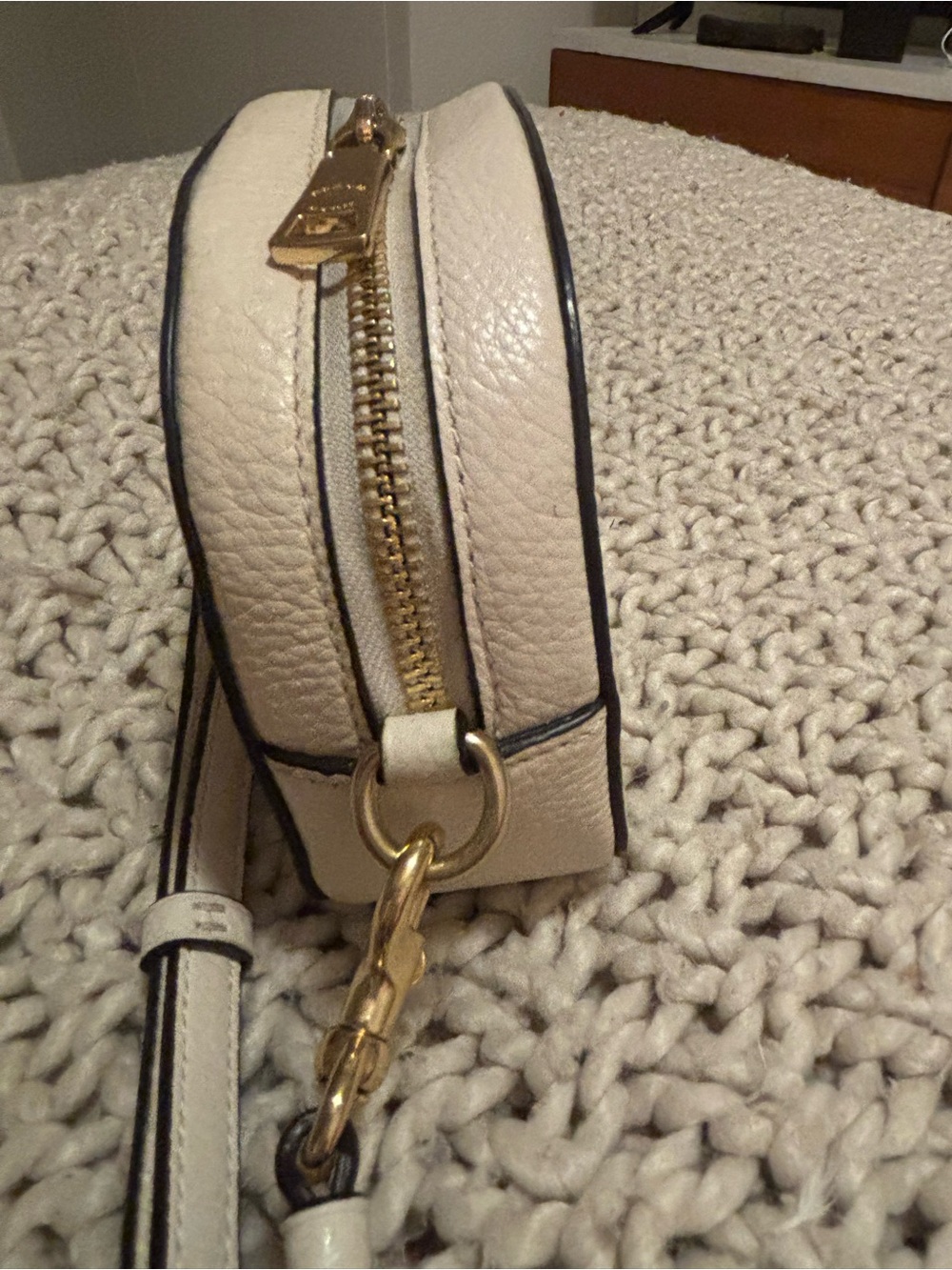 Coach Peanuts Woodstock Mini Serena leather Crossbody Happy Camper Handbag - Picture 7 of 13